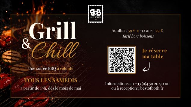 affiche BBQ autre dim - Hôtel Best of Both