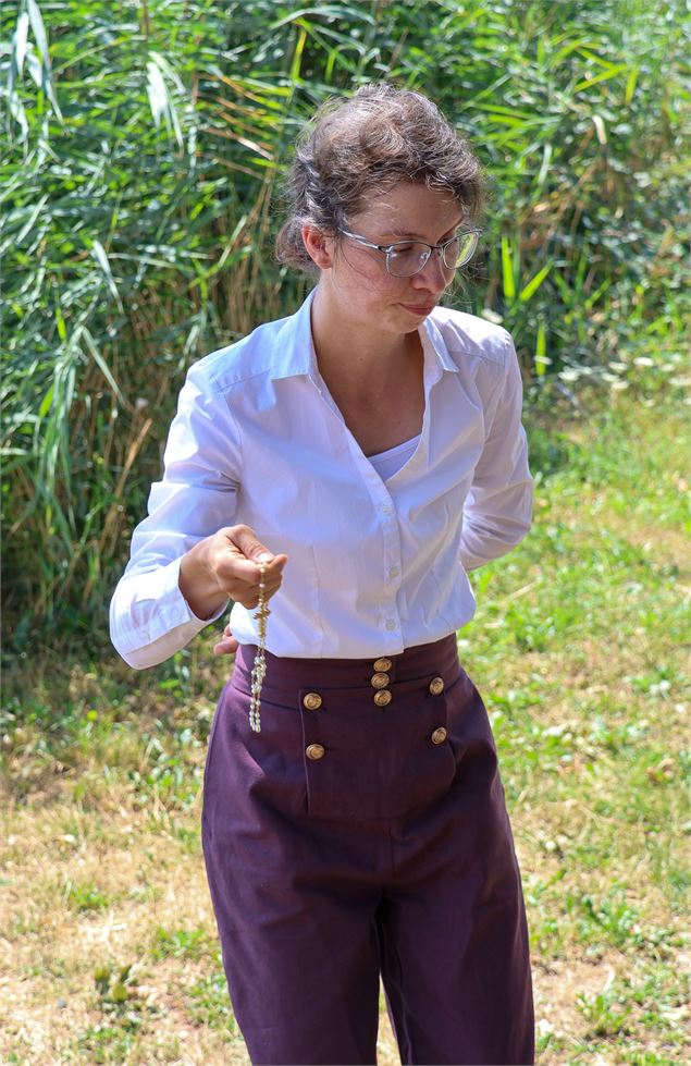 Un des personnages de la visite théatralisée - Léo Gombert