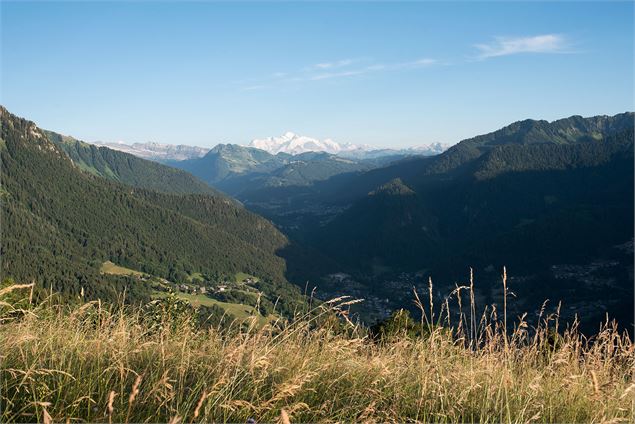 Le village de Saint Jean d'Aulps et le Mont-Blanc - Vallée d'aulps tourisme