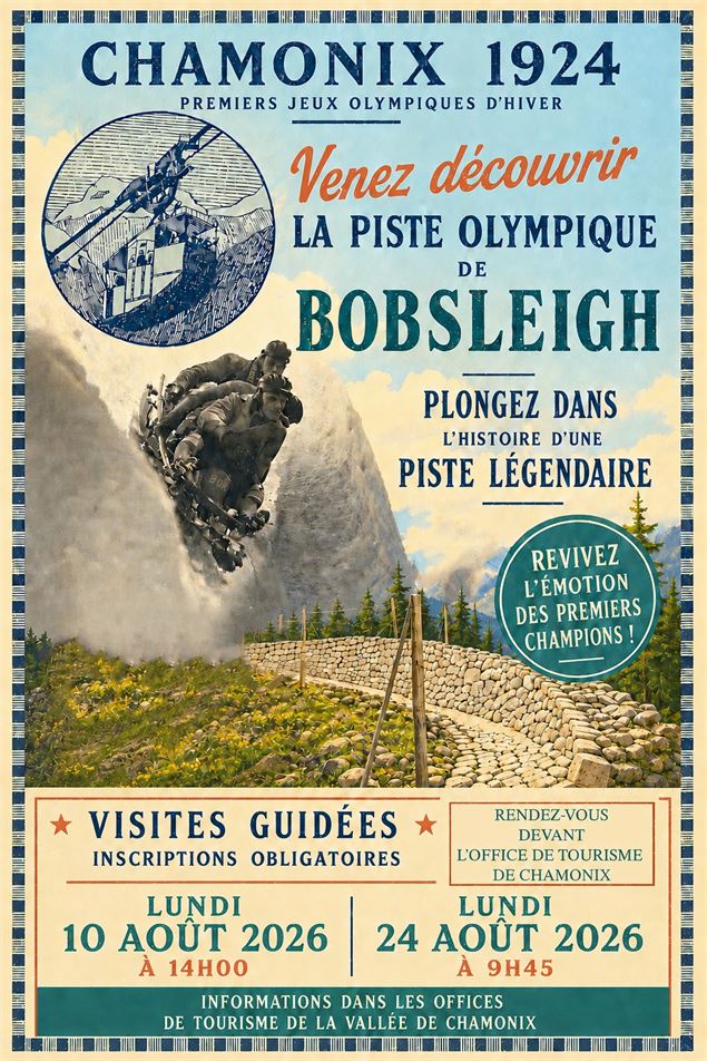 Visite de l’ancienne piste de Bobsleigh des JO de 1924_Chamonix-Mont-Blanc