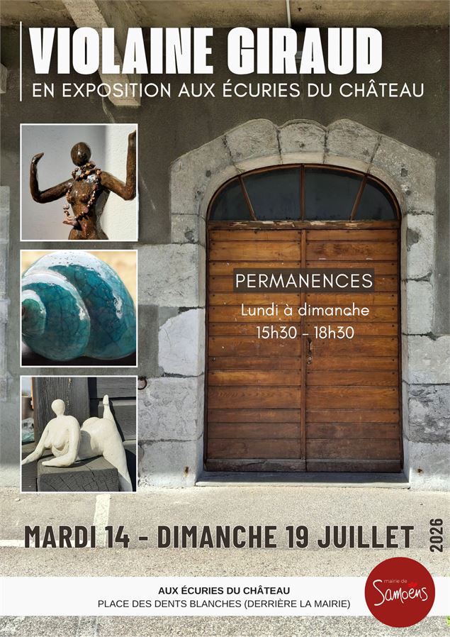 Expositions estivales aux écuries du château_Samoëns