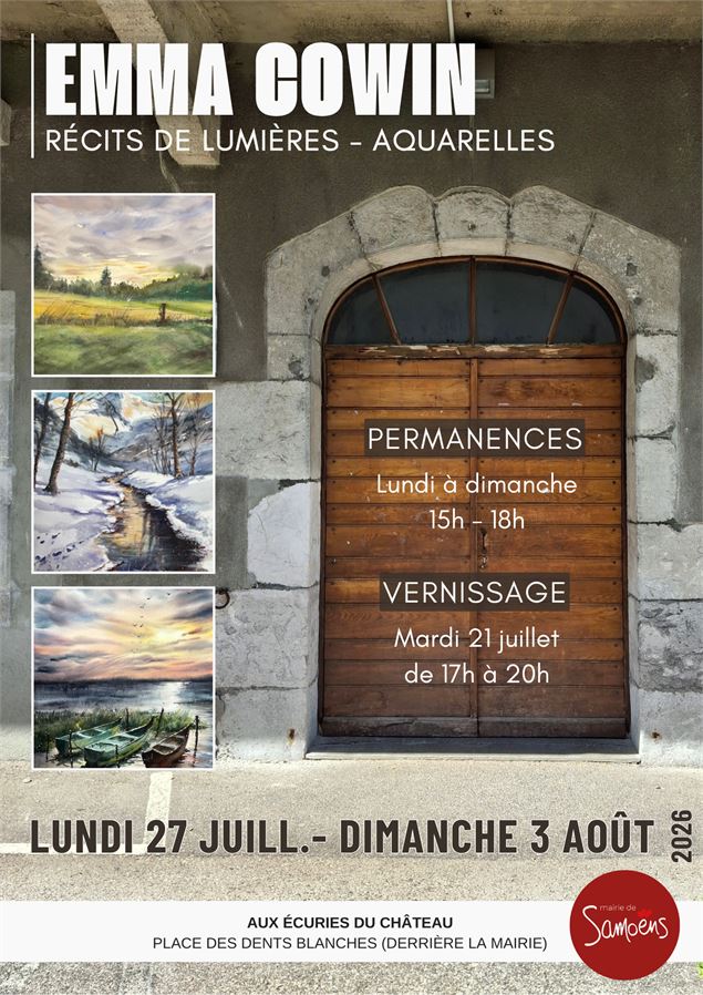 Expositions estivales aux écuries du château_Samoëns