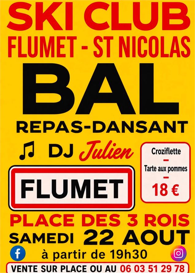 Bal du ski club Flumet / St Nicolas la Chapelle - OT Flumet/St Nicolas la Chapelle