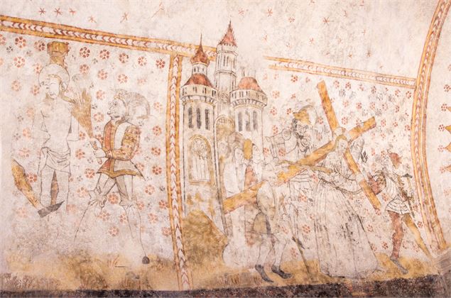 peintures murales de l'église de St Maurice de Gourdans - Marilou Perino