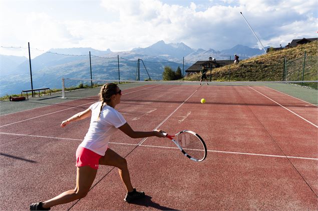 Courts de tennis à Vallandry - Elliot Gieu