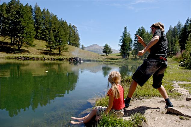 pêche au lac de Pramol - OT Karellis