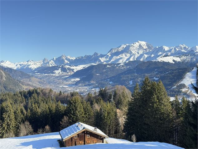 Panorama sur le Mont-Blanc - OT Flumet / St Nicolas la Chapelle