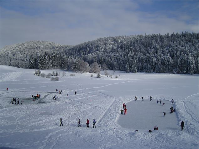 Patinage lac Genin - Pascale Godet