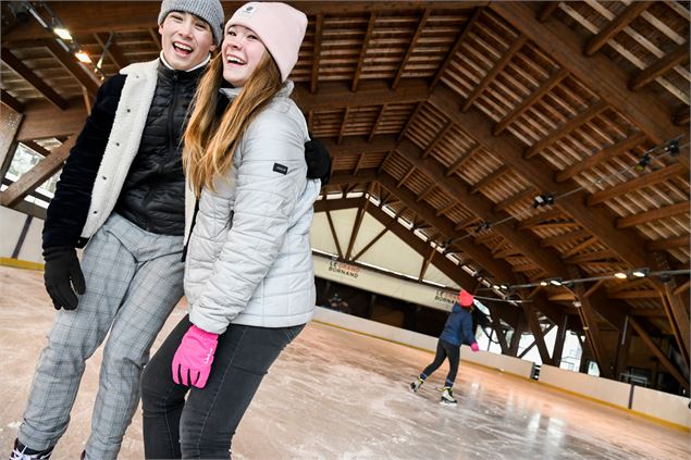 Patinoire au Grand-Bornand - D. Machet