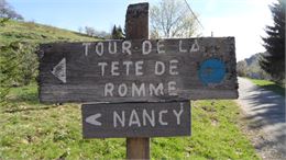 Panneau directionnel - Cluses Arve & montagnes Tourisme