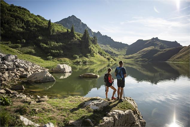 Randonnée au Lac de Lessy Le Grand-Bornand - T.Vattard - Le Grand-Bornand tourisme