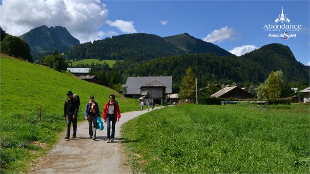 Sur le sentier des bords de Dranse - Abondance - Patrick Brault - Office de Tourisme d'Abondance