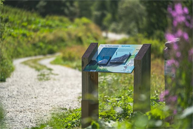 Panneaux d'information du sentier - Elisabeth Gayard