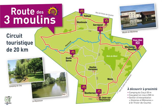 Route des 3 moulins - La route des trois moulins