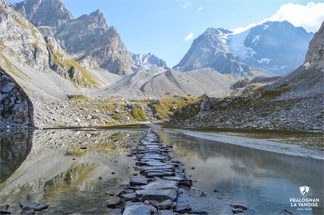 Traversée du Lac des Vaches en direction du col de la Vanoise - Marina Kokkelink