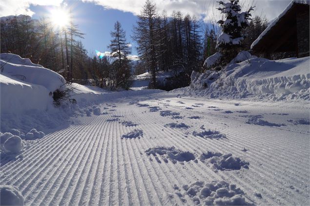 Le chemin du petit bonheur, fil conducteur nordique de toute la vallée - OT Haute Maurienne Vanoise 