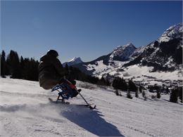 Fauteuil ski au Grand-Bornand - T.Debornes - Le Grand-Bornand tourisme