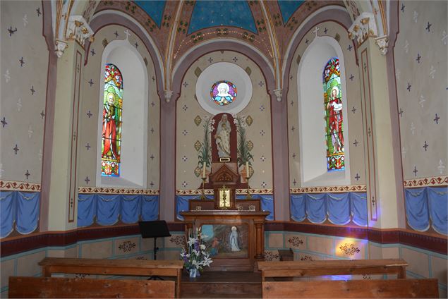 intérieur de la chapelle - OT Porte de Maurienne