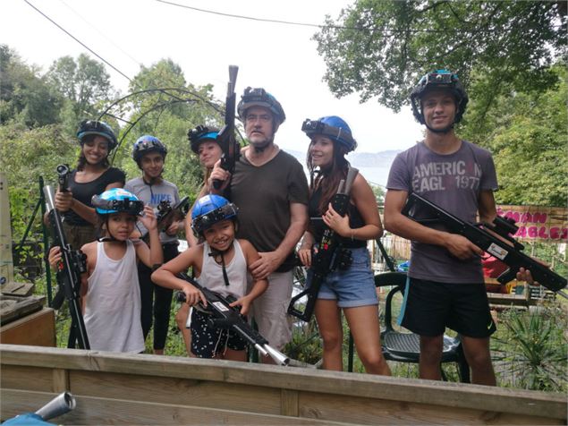 Un groupe - Léman Laser Game