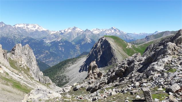 Col du Petit Argentier, massif du Thabor, Valfréjus