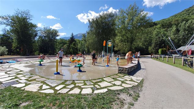 Jeux d'eau - Base de loisirs des Versants d'Aime - La Plagne Vallée