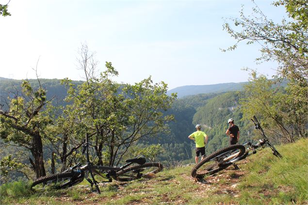 Parcours VTT 52 bleu - Les Crêtes de Charabotte - Espace FFC Ain Forestière - Sébastien Beaudon