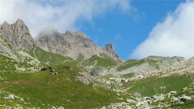 Vue refuge de la Balme vallée de la Plagne - Delphine Counil