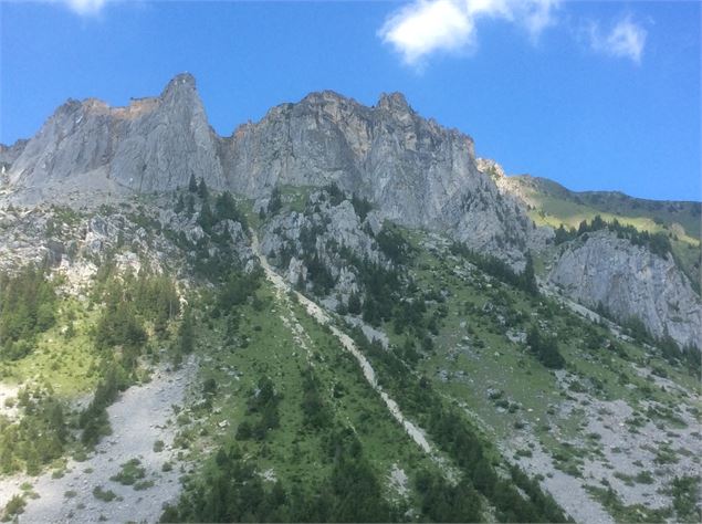 Sentier de la Roche de Janatan vallée de la Plagne - Roger Chenu