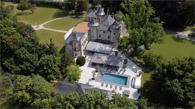 Vue drone - Château de Servolex