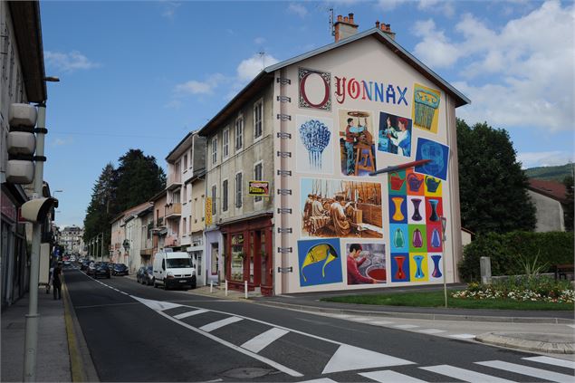 Fresques et murs peints - Histoire d'Oyonnax - Ville d'Oyonnax