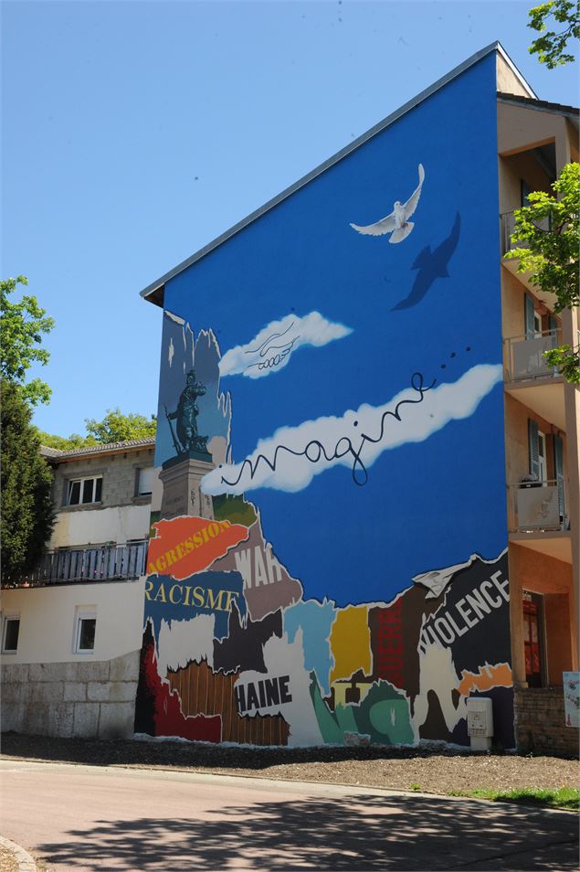 Fresques et murs peints - Mur de la Paix Oyonnax - Ville d'Oyonnax