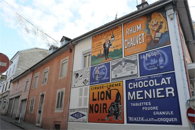 Fresques et murs peints - Publicités anciennes Oyonnax - Ville d'Oyonnax