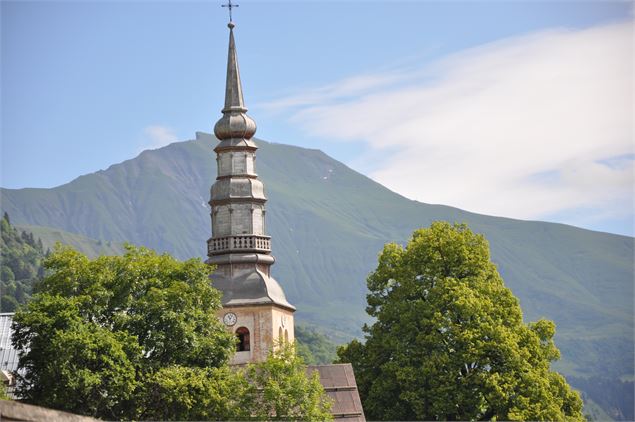 Hauteluce, clocher - P-Y. Odin - Fondation Facim