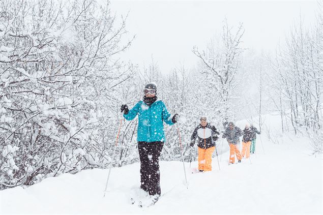 Ski de fond sous la neige - Corbier Tourisme