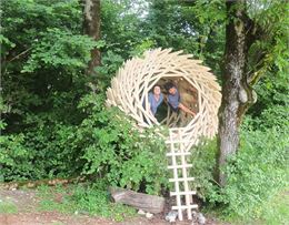 cabane bois Sources du lac d'Annecy - Sources du lac d'Annecy Tourisme