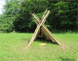 cabane bois Sources du lac d'Annecy - Sources du lac d'Annecy Tourisme