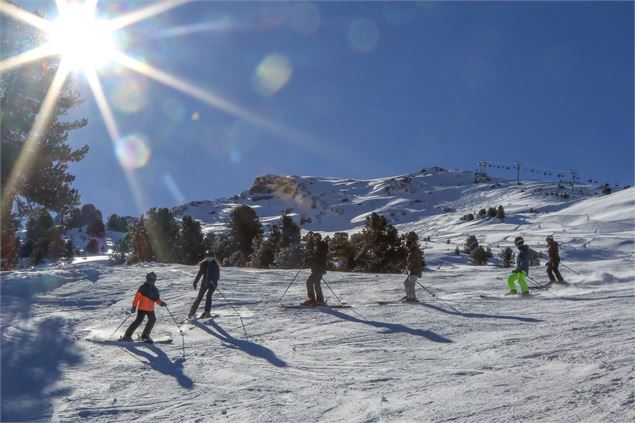 Skieurs sur les pistes de La Norma - Alicia Magnenot