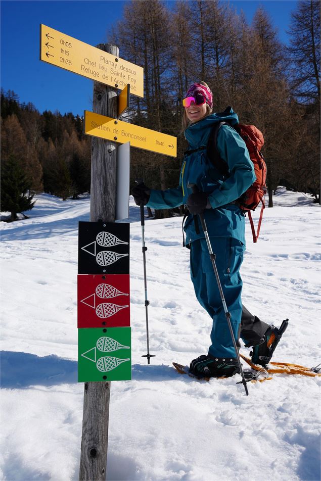 Itinéraire raquettes : le Planay_Sainte-Foy-Tarentaise - Sainte Foy Tourisme