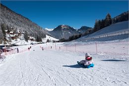 Piste de luge du Col du Corbier - Yvan Tisseyre / OT Vallée d'Aulps