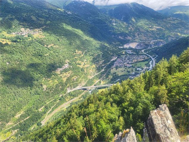 Vue depuis le Belvédère - ©Coeur de Tarentaise Tourisme