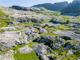 Vue aérienne sur les chalets de Platé - Arnaud Lesueur