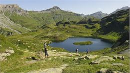 Lac de Pormenaz vue du haut - OT Passy