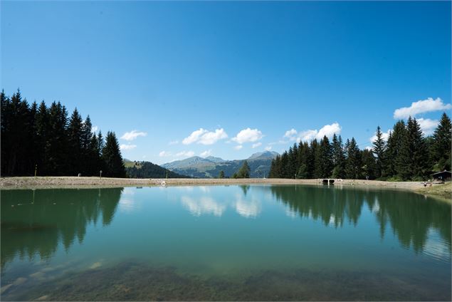 Lac avec vue sur les montagnes - Valentin Ducrettet