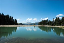 Lac avec vue sur les montagnes - Valentin Ducrettet