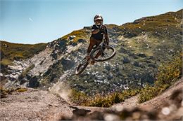 Piste VTT la Vink line- Partie Supérieure - L.Meyer - Châtel