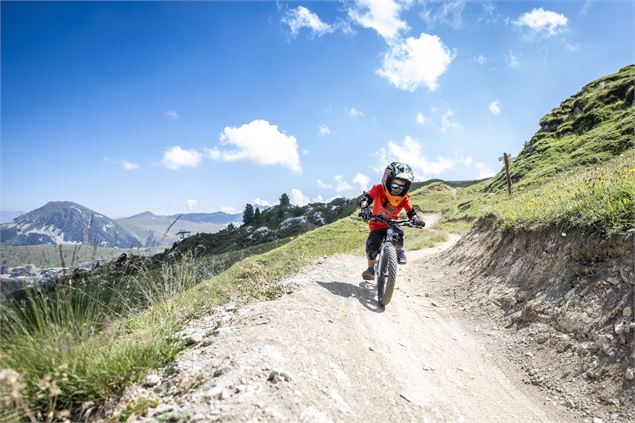 Descente sur le Bike Park - JNJ PHOTO LA PLAGNE