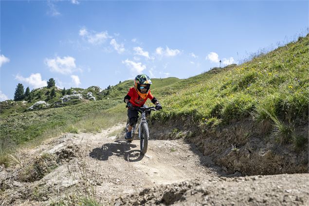 Descente sur le Bike Park - JNJ PHOTO LA PLAGNE