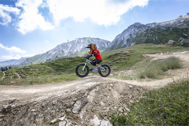 Descente sur le Bike Park - JNJ PHOTO LA PLAGNE