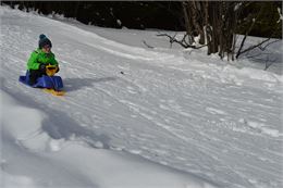 Piste de luge des Résidences - Praz de Lys Sommand Tourisme