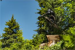 Piste VTT la Komatrautrail du Bike Park de Châtel - L.Meyer - Châtel